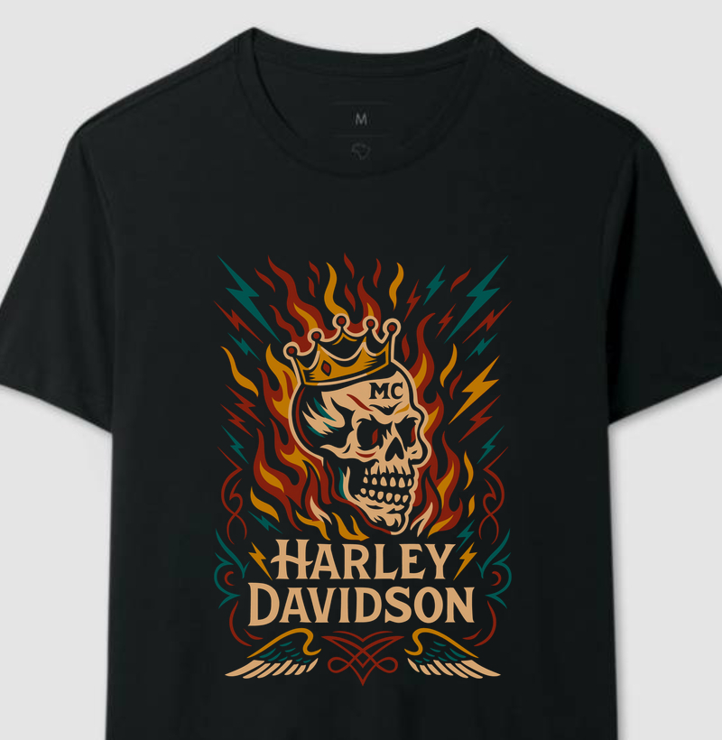 Skull King – Estilo Harley
