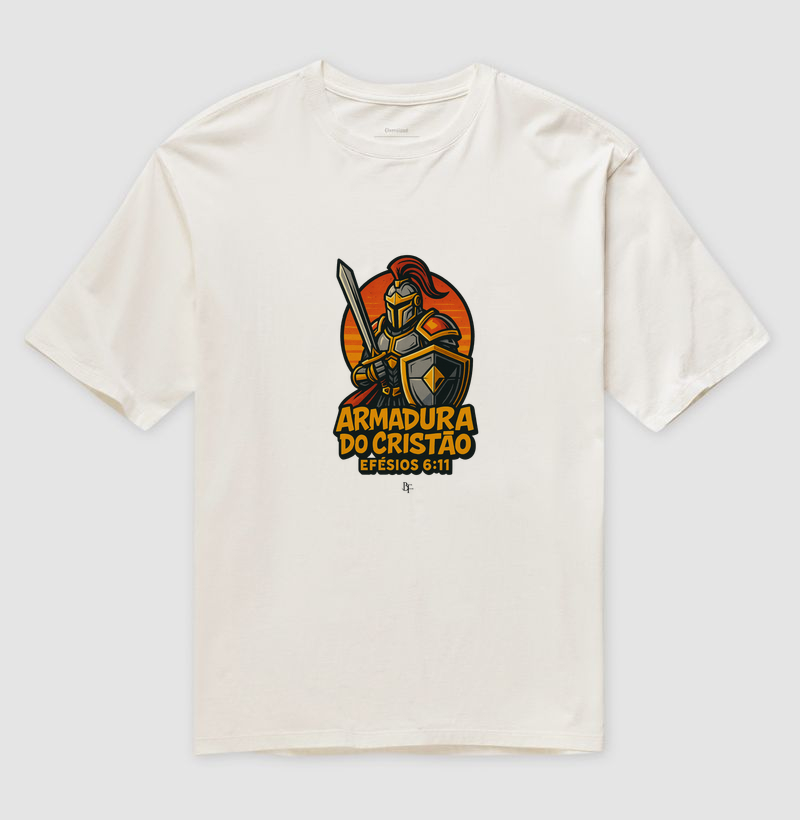 Armadura do Cristão - Camiseta Oversized