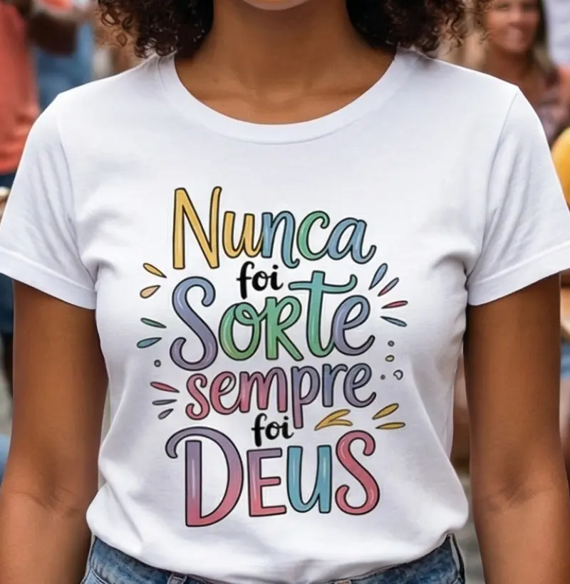 Nunca foi sorte sempre foi Deus