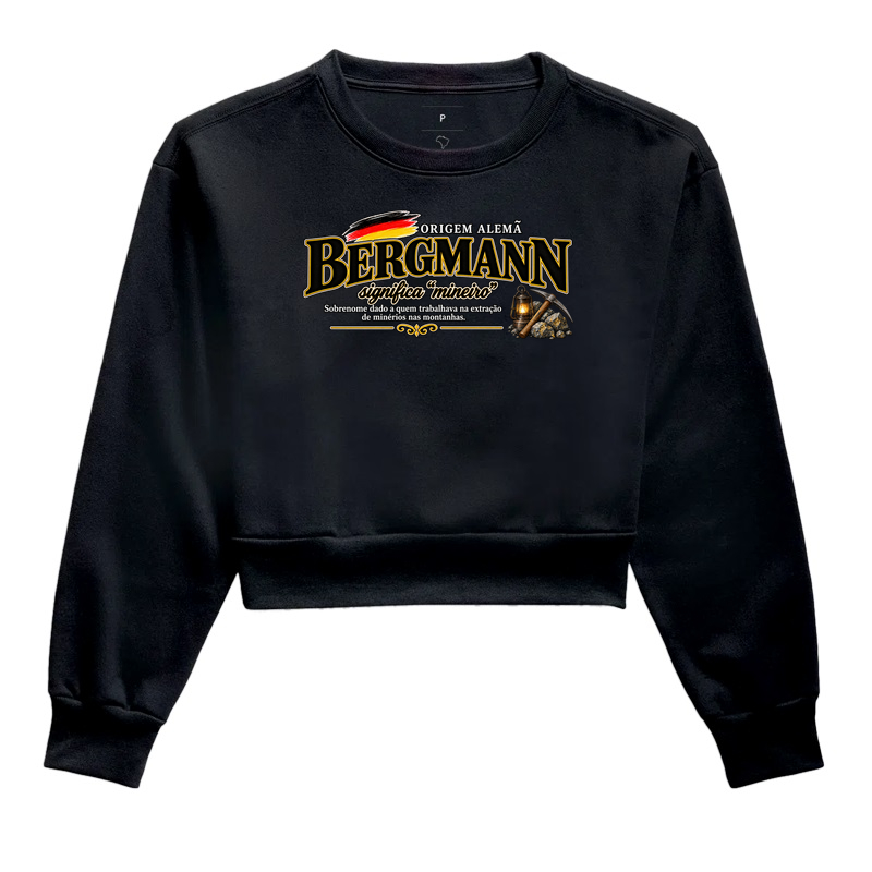 Bergmann  - Cropped Moletom