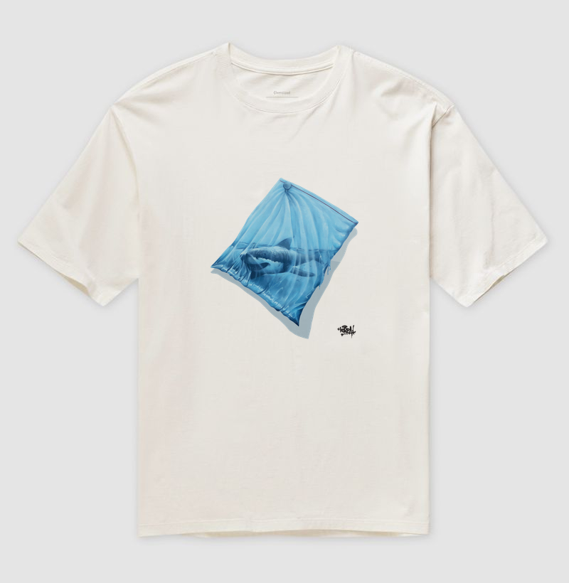 Korea | Tubarão — Camiseta Oversized