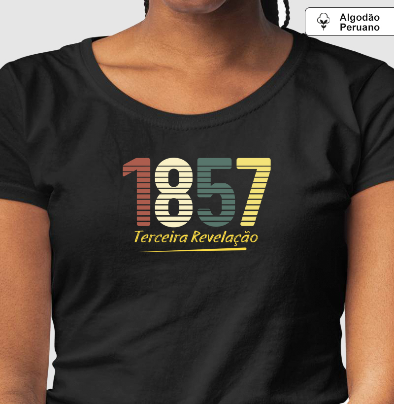 Camiseta Algodão Peruano 1857 Terceira Revelação cores