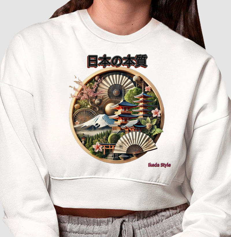 "Essência do Japão – Harmonia em Cada Detalhe"日本の本質 – 細部に宿る調和 (Nihon no honshitsu – Saibu ni yadoru chōwa)