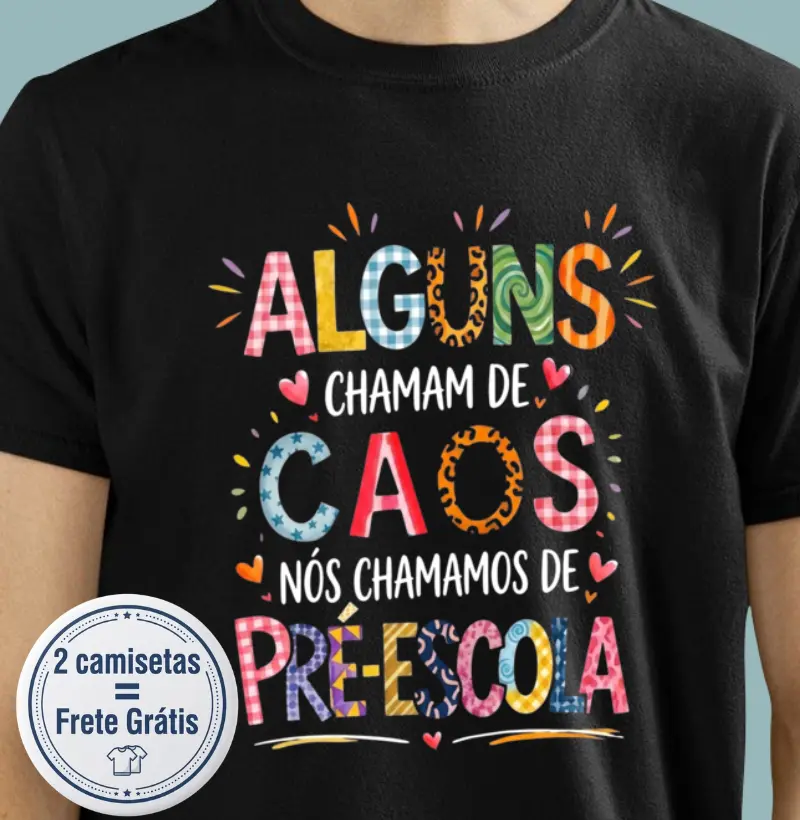 Camiseta Premium Educação Infantil 