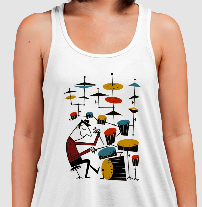 The Mid-Century Jazz Drummer