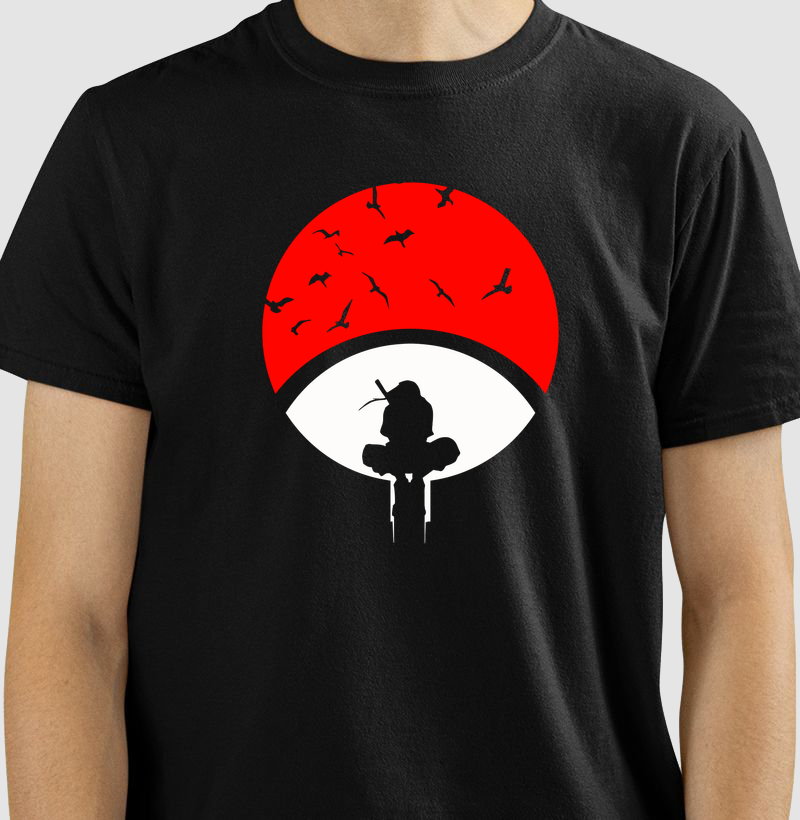 Uchiha Itachi Crows - Camiseta