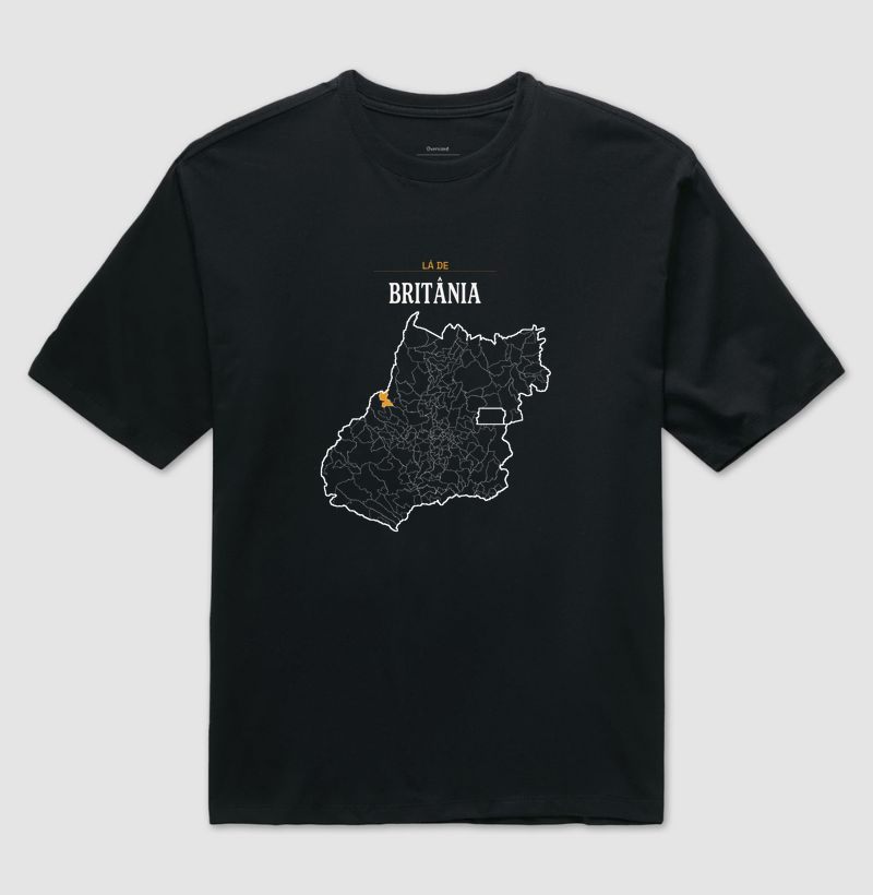Britânia | Território GO - Camiseta Oversized