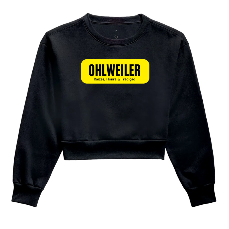 Ohlweiler  - Cropped Moletom