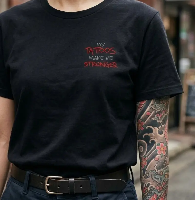 My tattoos make me stronger