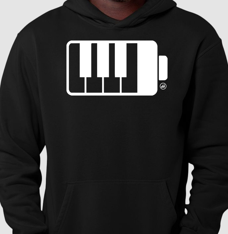 Bateria em Notas - Hoodie Moletom