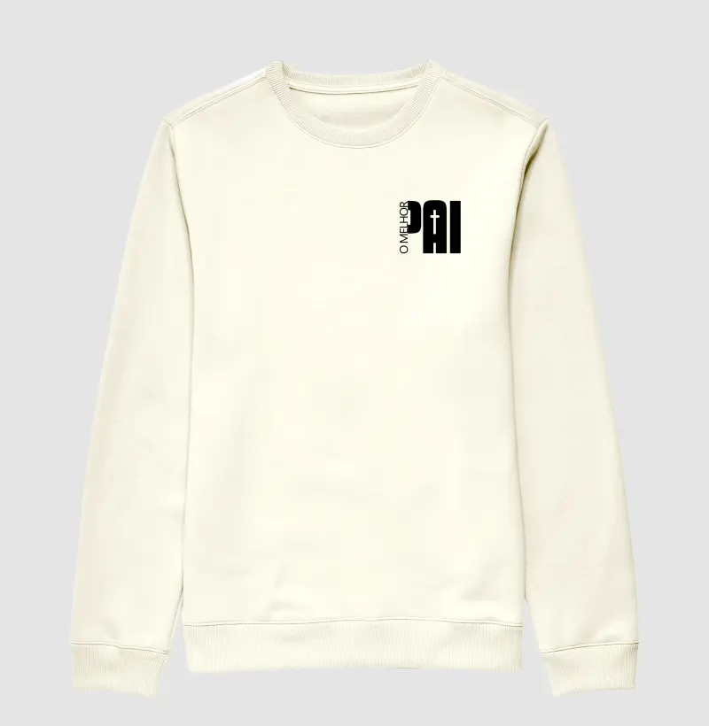 Moletom Suéter O Melhor Pai - Imagem Pequena