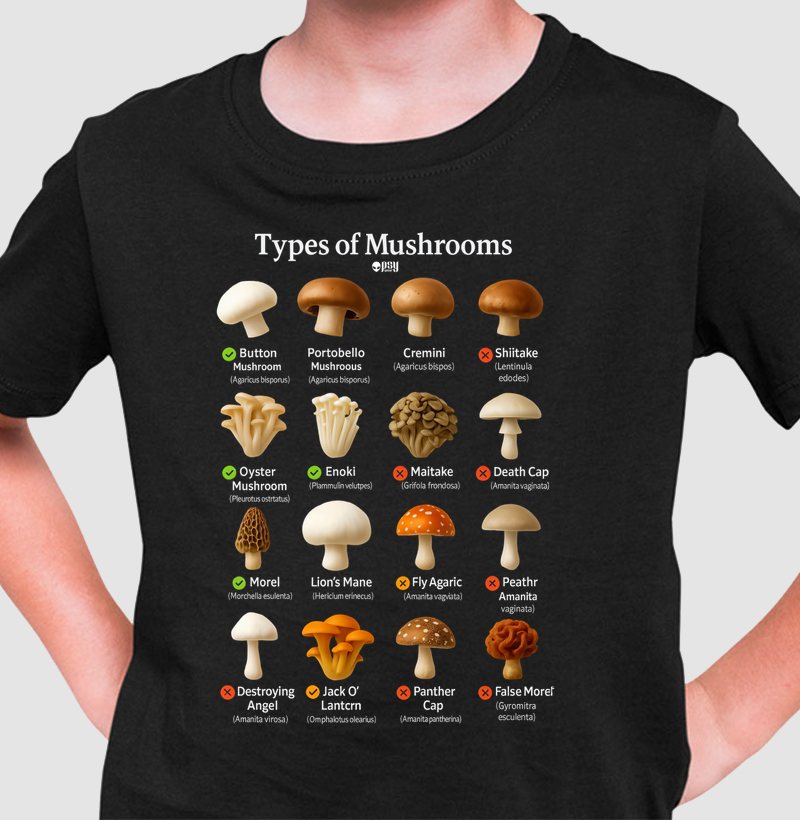 Types of Mushrooms