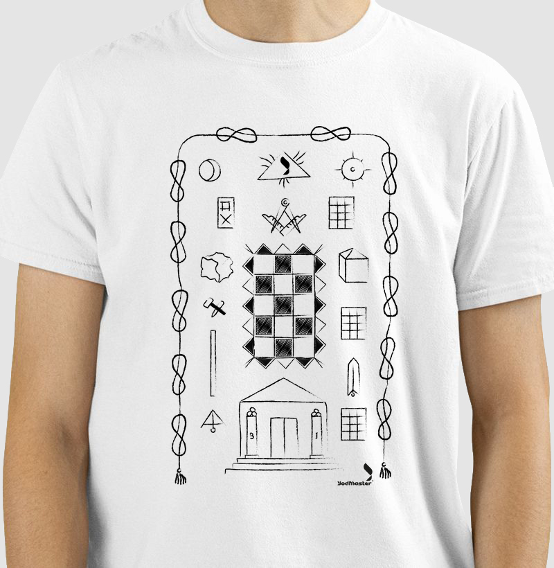 Camiseta painel do grau riscas de giz