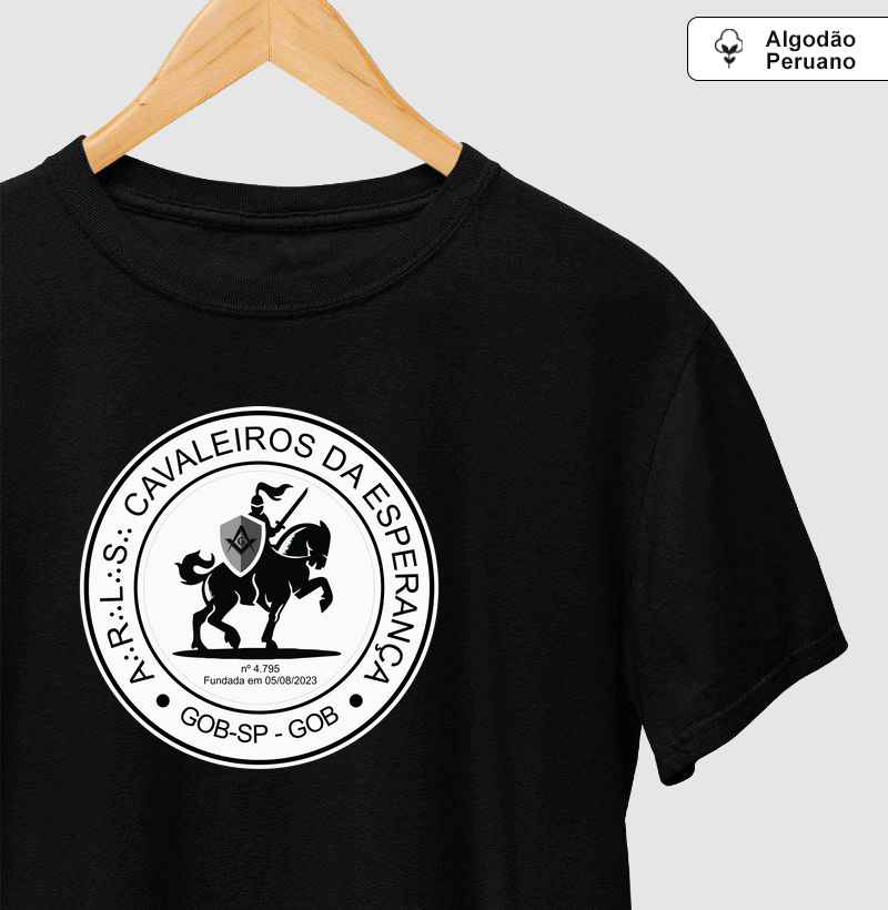Camiseta Algodão Peruano ARLS Cavaleiros da Esperança 3 - Mr. GADU
