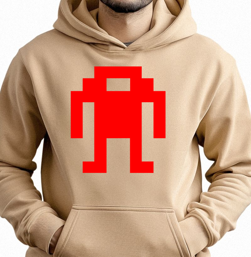 Red Pixel Droid – Think Tee