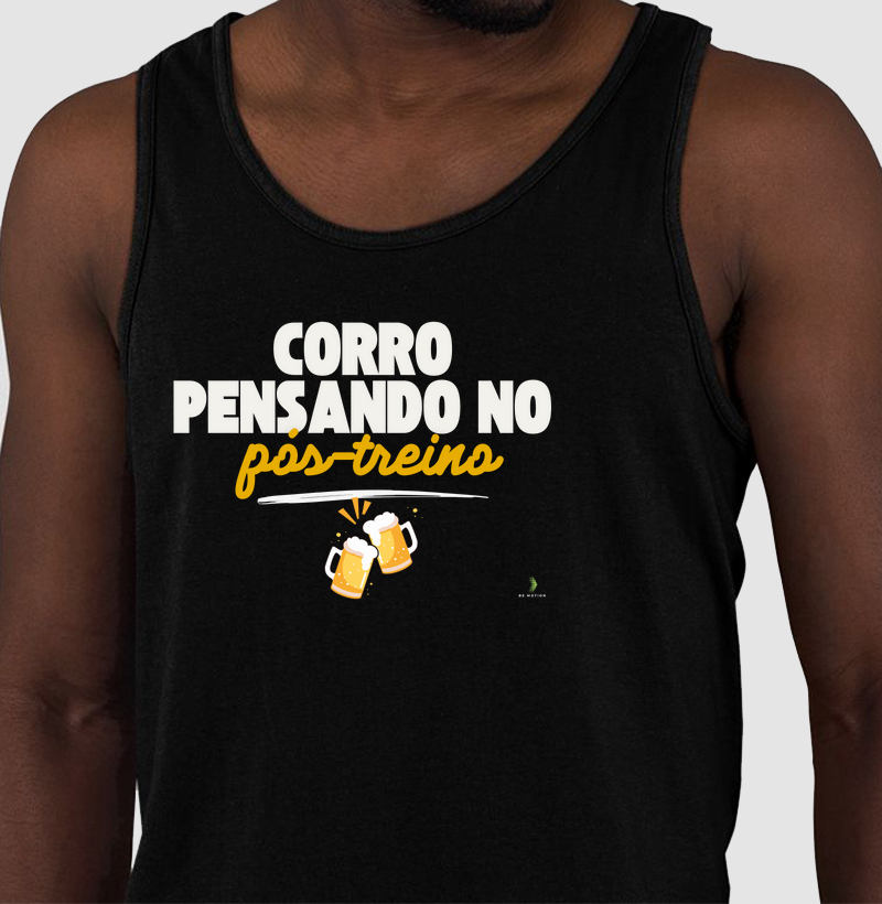 Corro pensando no pós treino