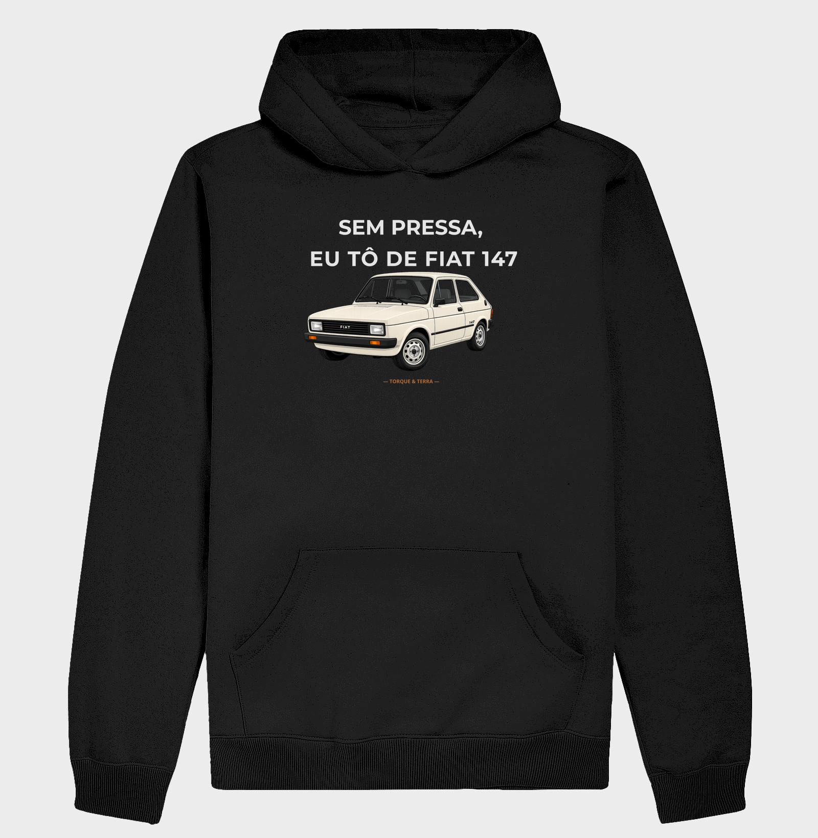 Sem pressa, eu tô de Fiat 147 - Bege