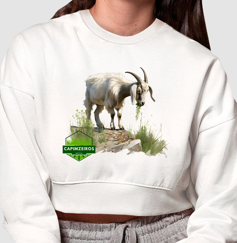Cropped Moletom Capimzeiros - Cabras & Cabritos 7