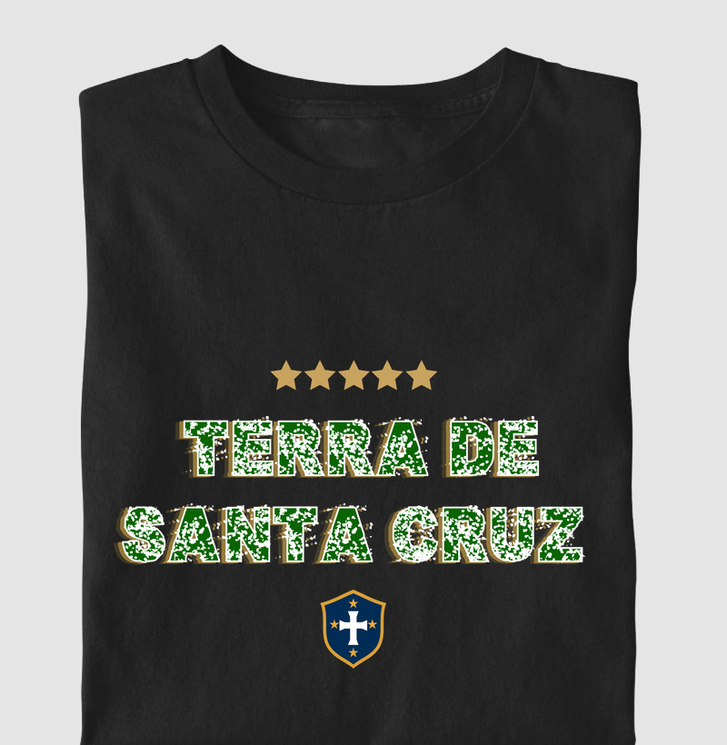 Camiseta Brasil - Terra de Santa Cruz