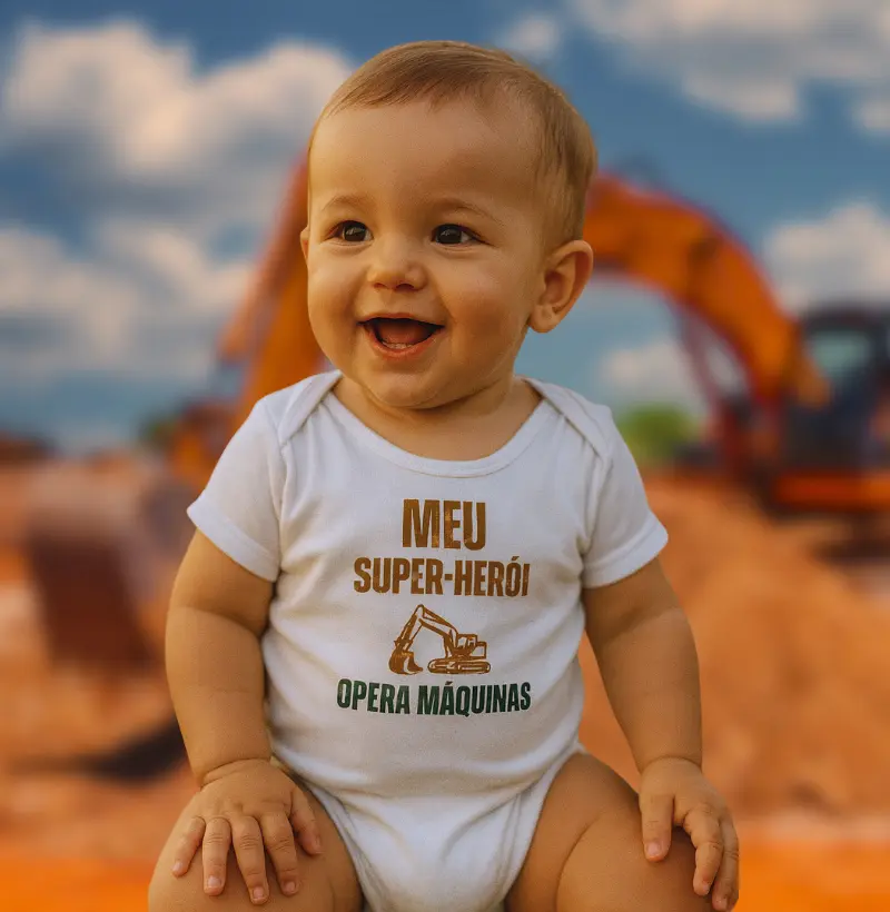meu super-herói opera máquinas - escavadeira