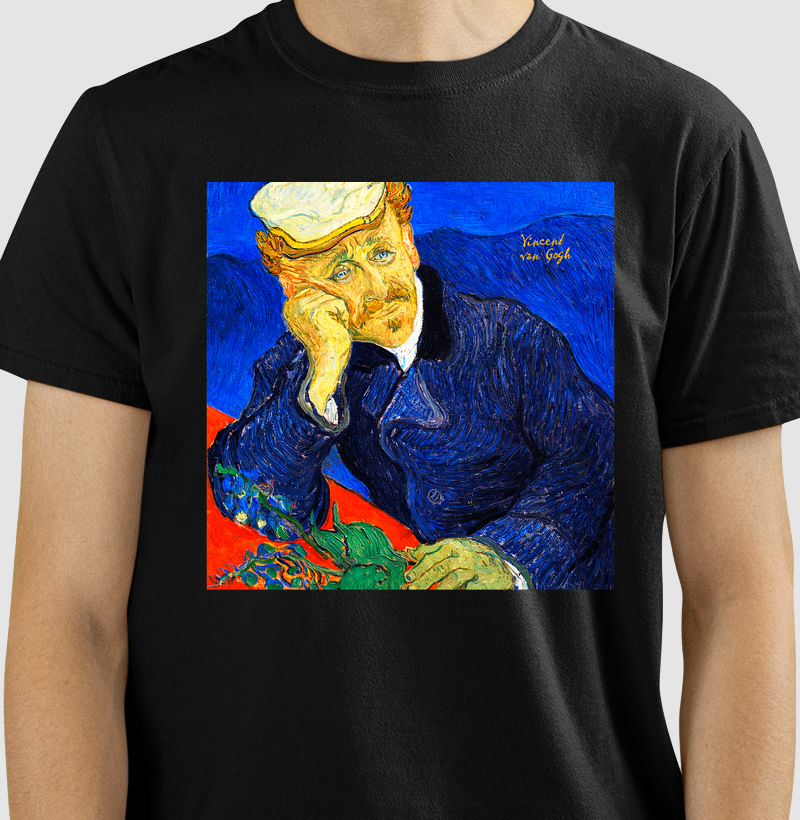 Van Gogh Retrato de Dr. Paul Gachet blue