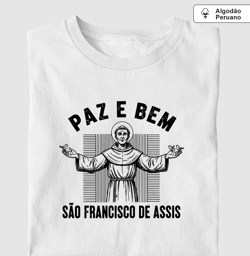 São Francisco Paz e Bem - Algodão Peruano
