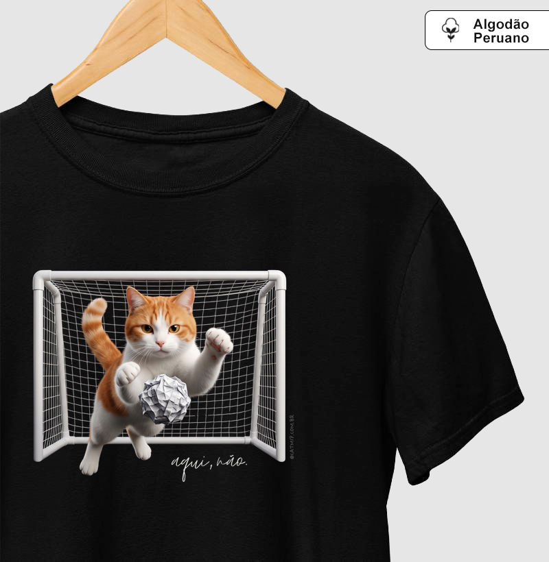 100% Algodão Orgânico - Aqui, não.