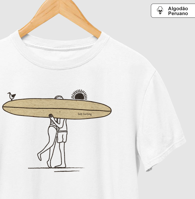 SURF LOVERS - Camiseta Algodão Peruano