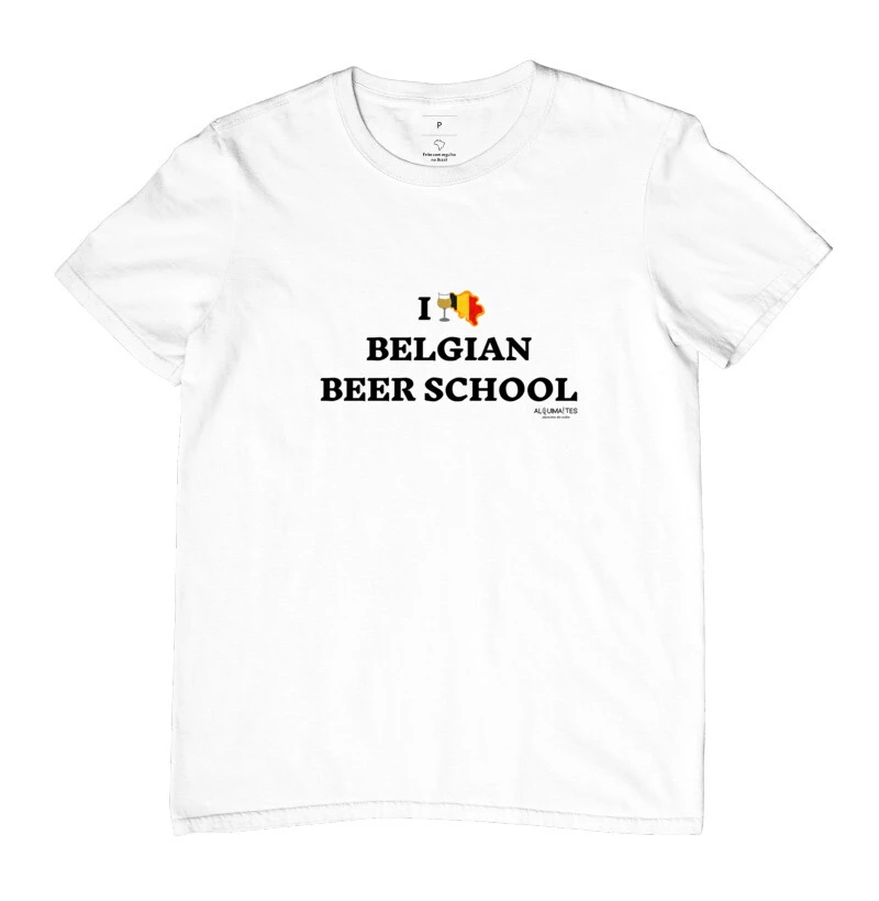Camiseta escola de cerveja belga