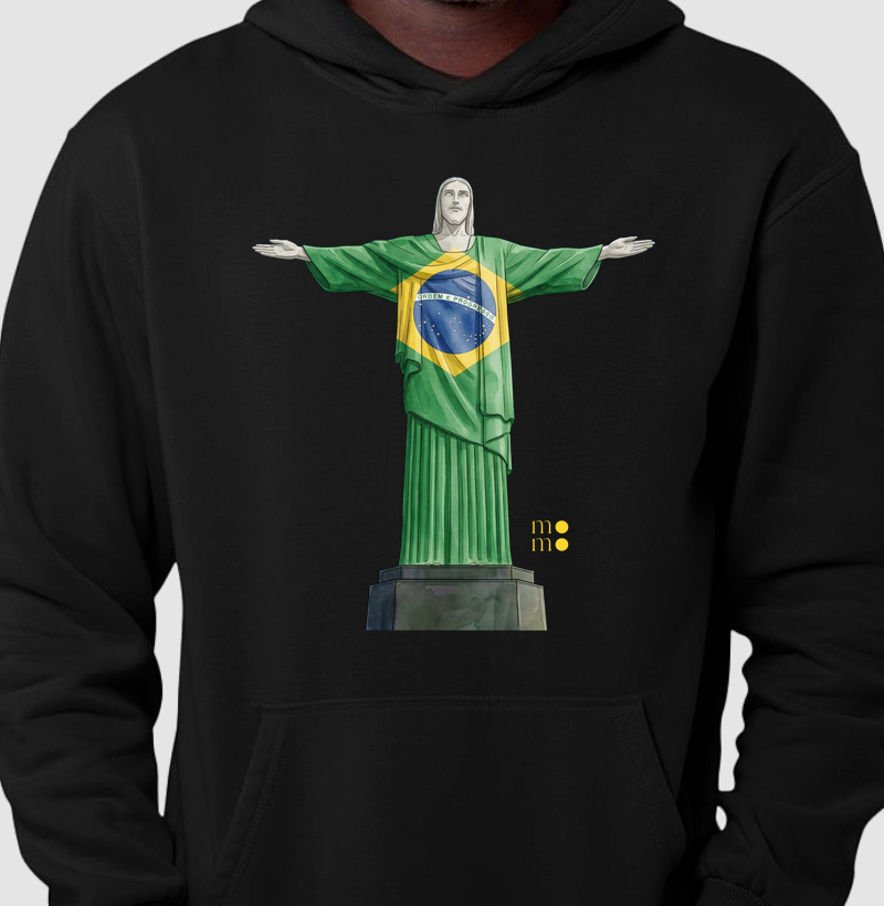 Cristo Brasileiro Hoodie Moletom