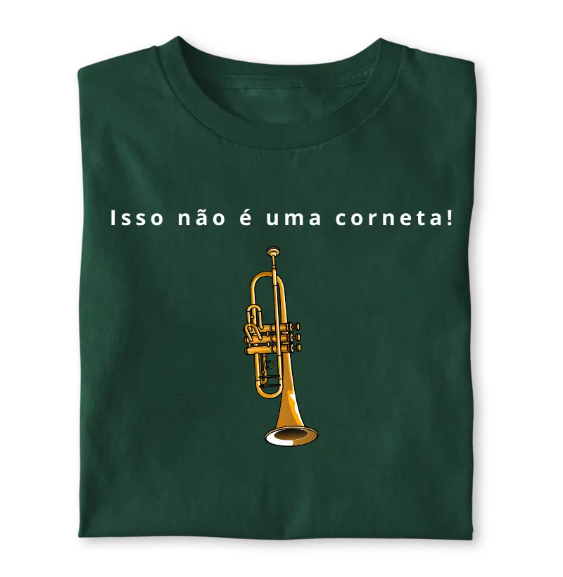 Trompete não é corneta