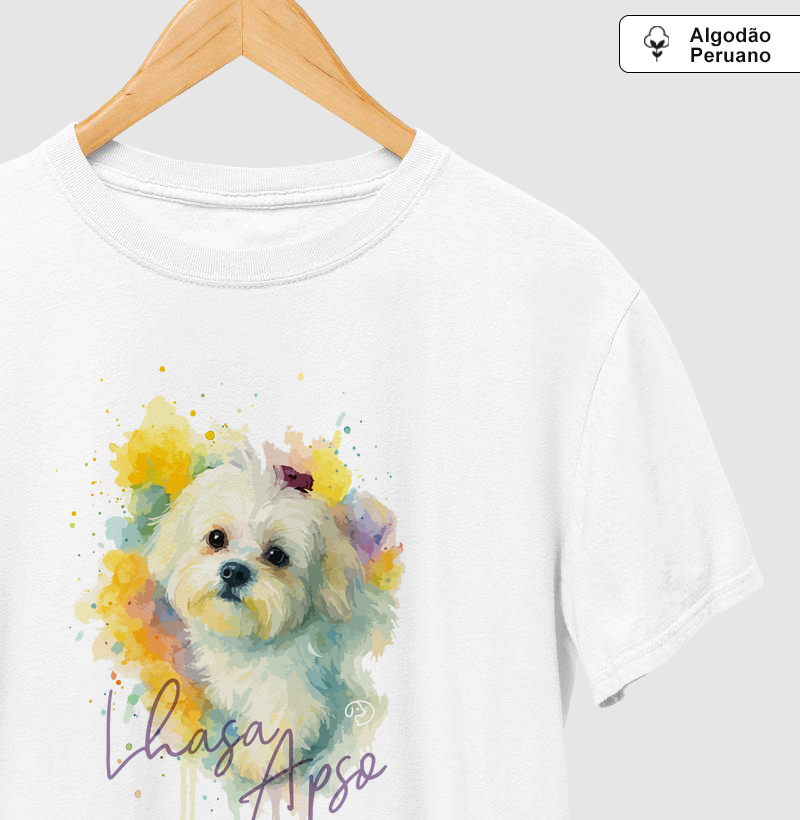 Lhasa Apso Branco Splash