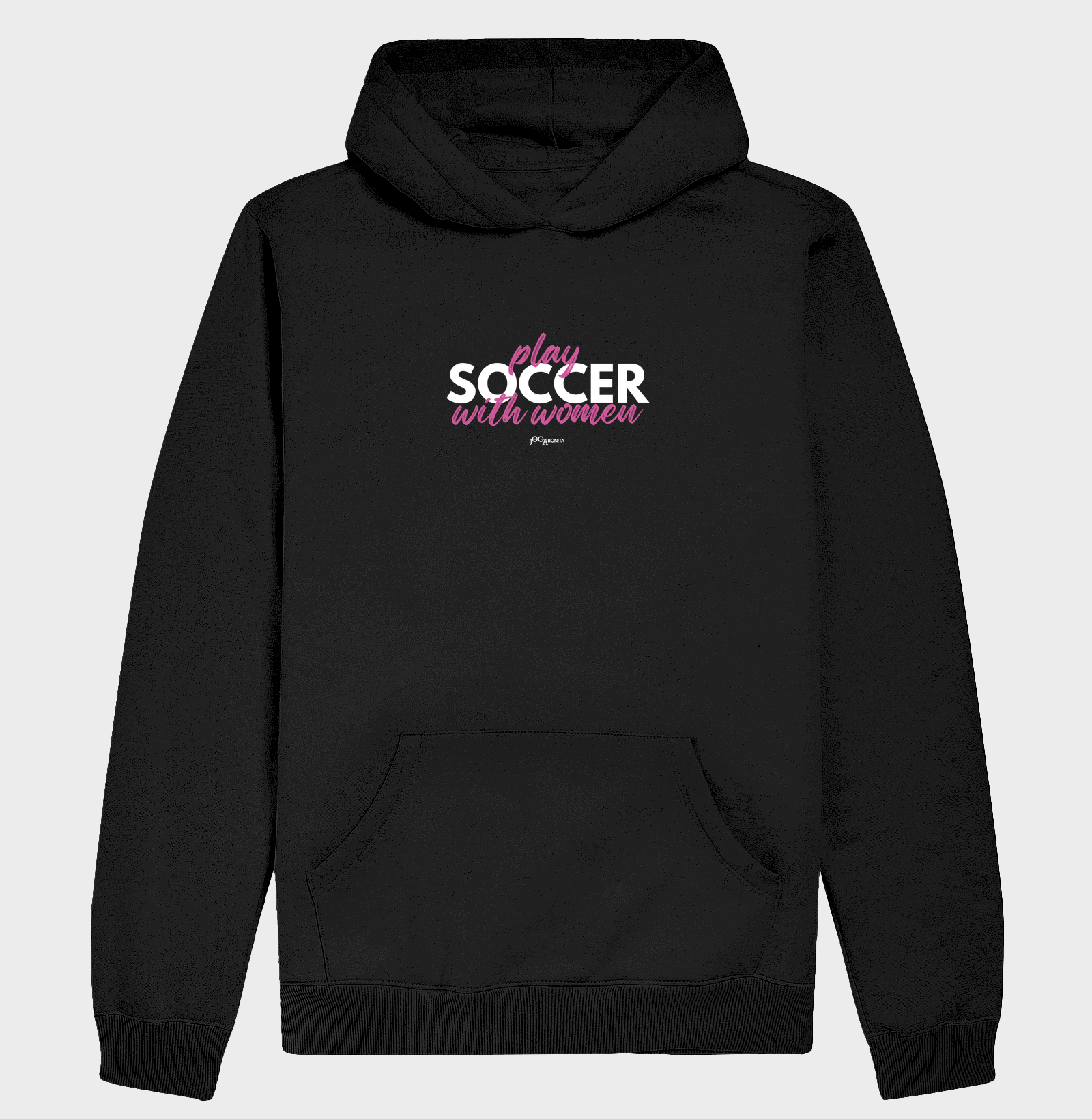 feminina de futebol estampa "play with women" joga bonita