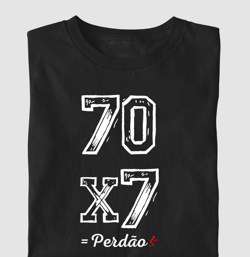 Camiseta Infantil Cristã Perdão 70 x 7