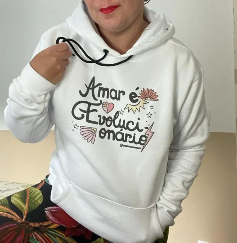 Amar é Evolucionário Moletom