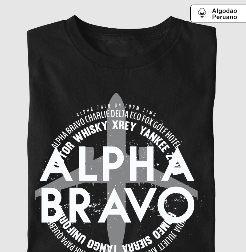 Alpha Bravo - Algodão Peruano