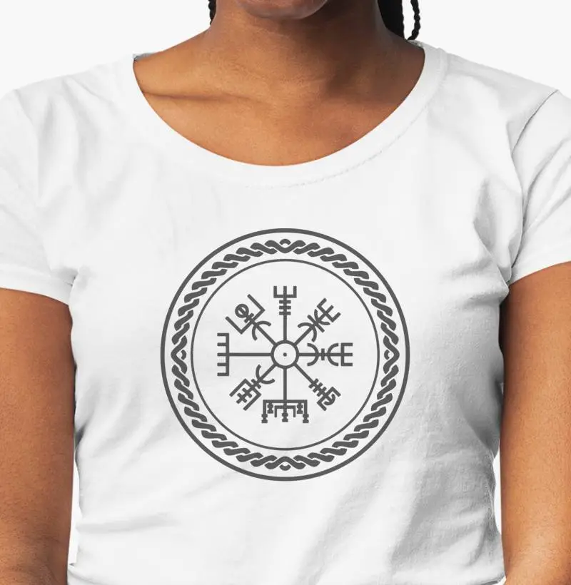 Camisa Feminina Runas Vegvisir