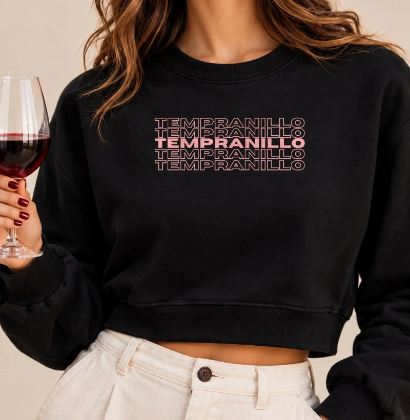 Camiseta Tempranillo - Cropped Moletom