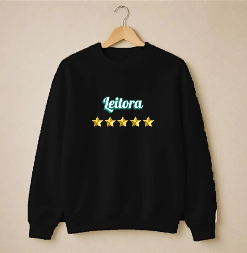 Leitora - Suéter Moletom