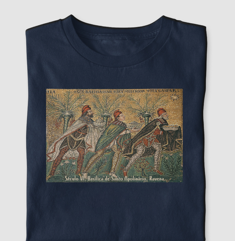 Camiseta Os Magos de Ravena: Arte Bizantina, Século VI