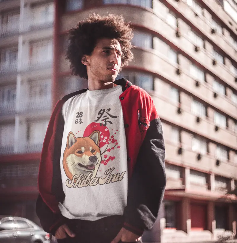 Camiseta Nihon Shiba Inu Dog Pulse