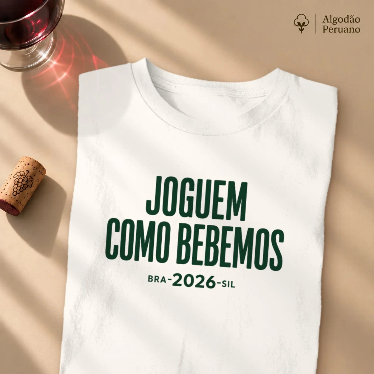 Camiseta Joguem como Bebemos