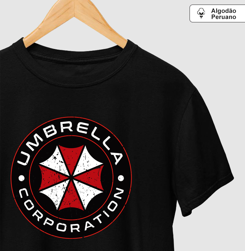 Camiseta Algodão Peruano Projeto Umbrella - Camiseta Algodão Peruano