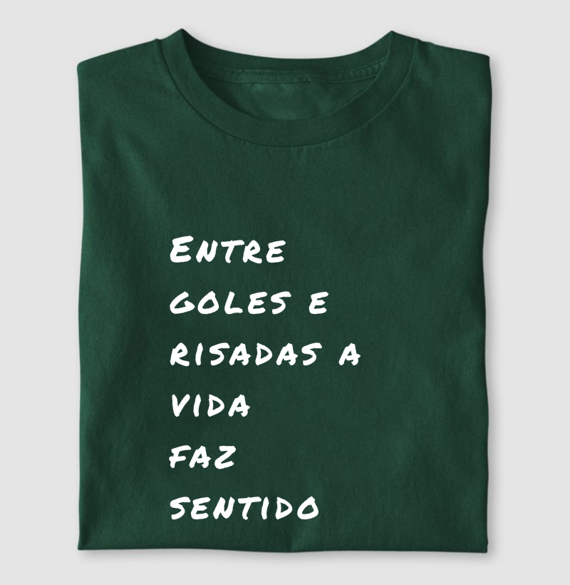 Entre goles e risadas a vida faz sentido