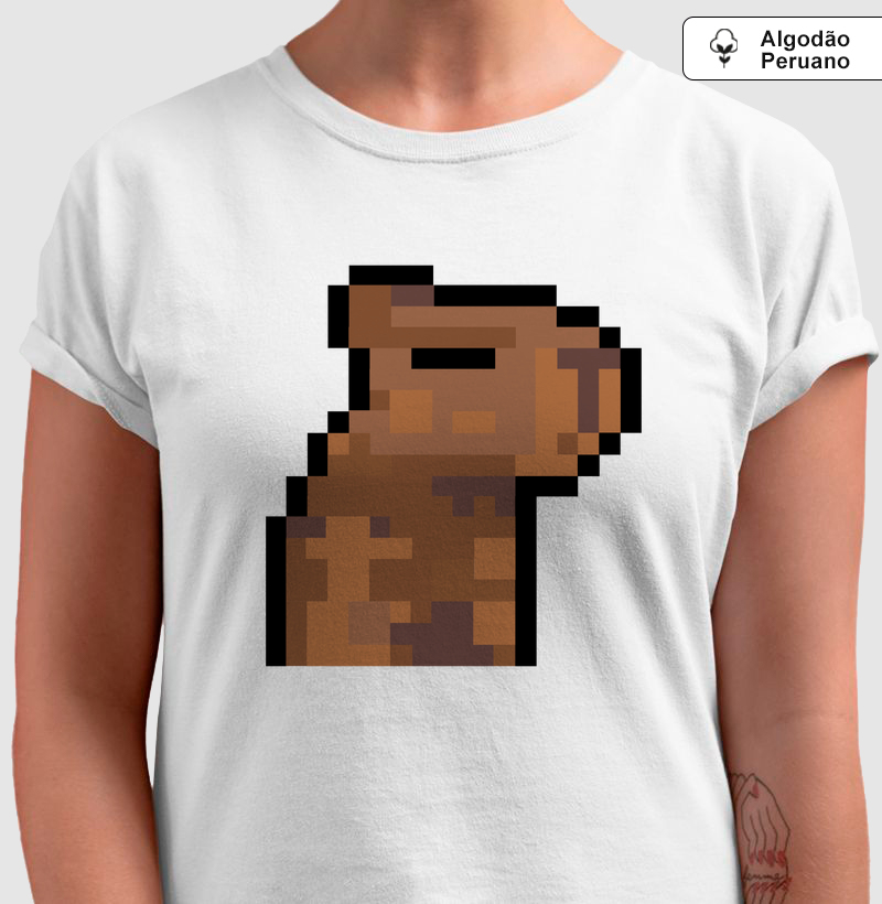 Capivara Pixel – Think Tee