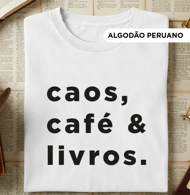 Caos, café & livros.
