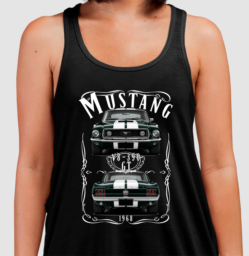 Camiseta regata Mustang vintage
