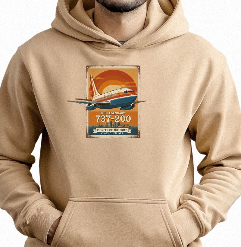 737-200 | VINTAGE - Hoodie Moletom