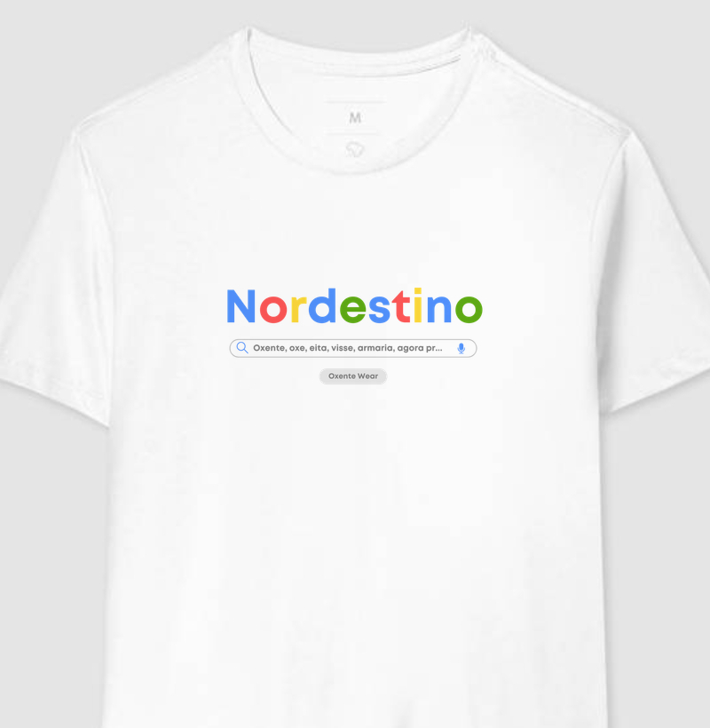 Camiseta "Nordestino" (Google) | OxenteWear