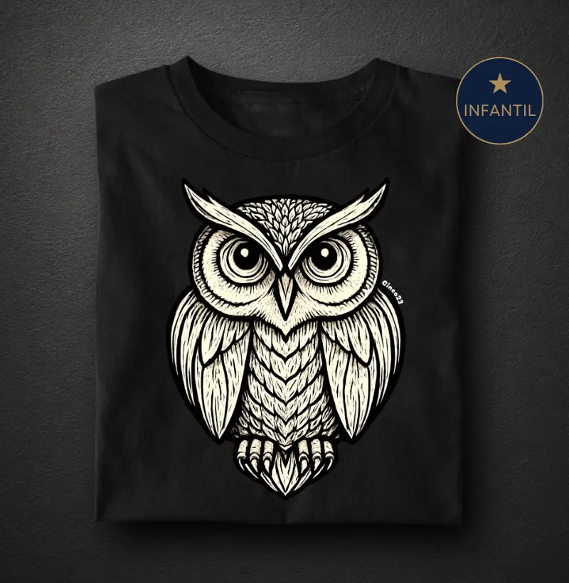 Camiseta: Coruja Cinco23